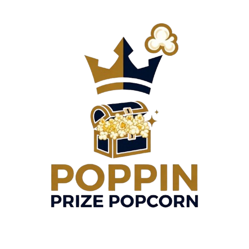 Poppin Prize Popcorn Logo